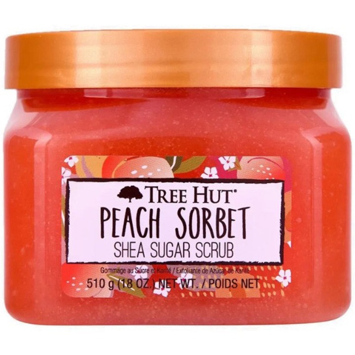 Exfoliant Pentru corp Tree Hut Peach Sorbet Shea 510g