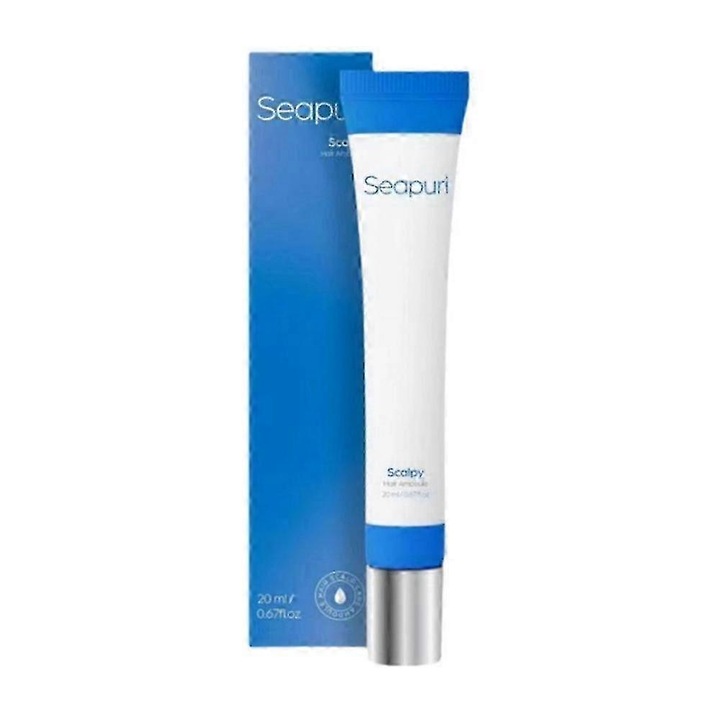 Ser Seapuri pentru restaurarea scalpului, 20ml, tratament pentru par subtire, fara silicon, fara alcool