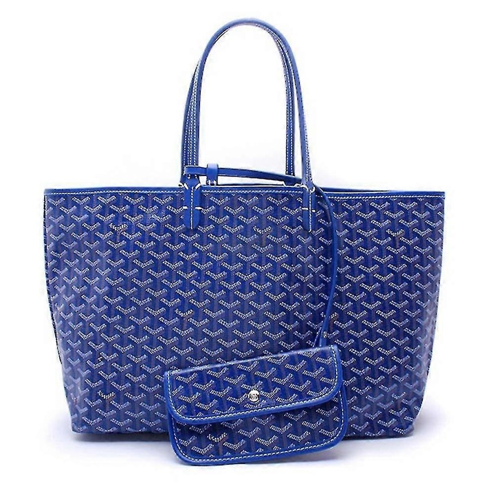 Női válltáska, nagy kapacitású, vízálló, kék, teljes szett