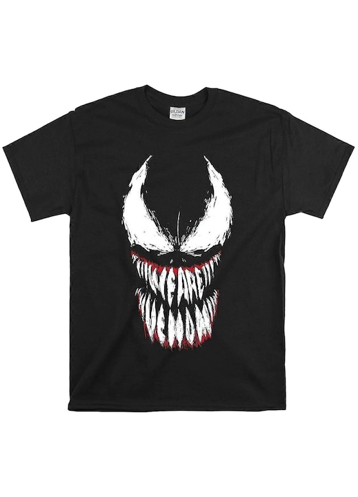 Tricou barbati, Venom, We Are Venom, 100% bumbac, imprimeu profesional, negru