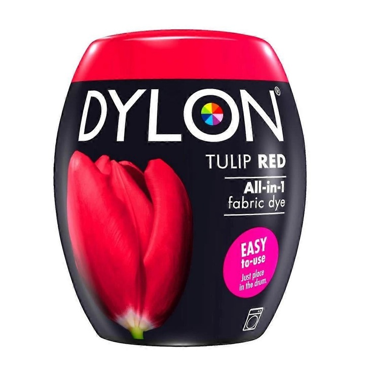 Pachete vopsea textila All-in-one, Tulip Red, set