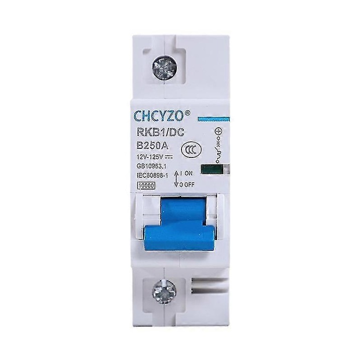 Disjunctoare Miniatura 1P, 12-125V, 80A/100A/125A/200A/250A, Protectie suprasarcina, Montare pe sina, 10x10x20mm