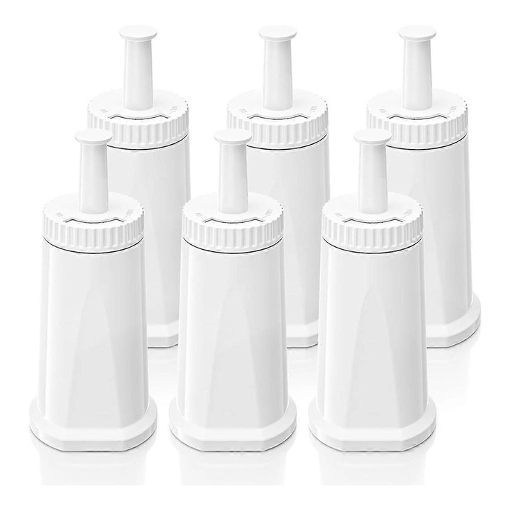 6 darabos vízszűrő készlet Sage kávégépekhez, fehér, műanyag