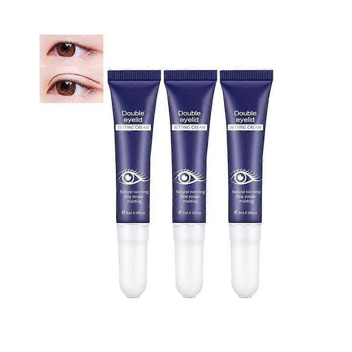 Szemhéj kontúr krém, 3 db, lifting hatású, vízálló, organikus formula