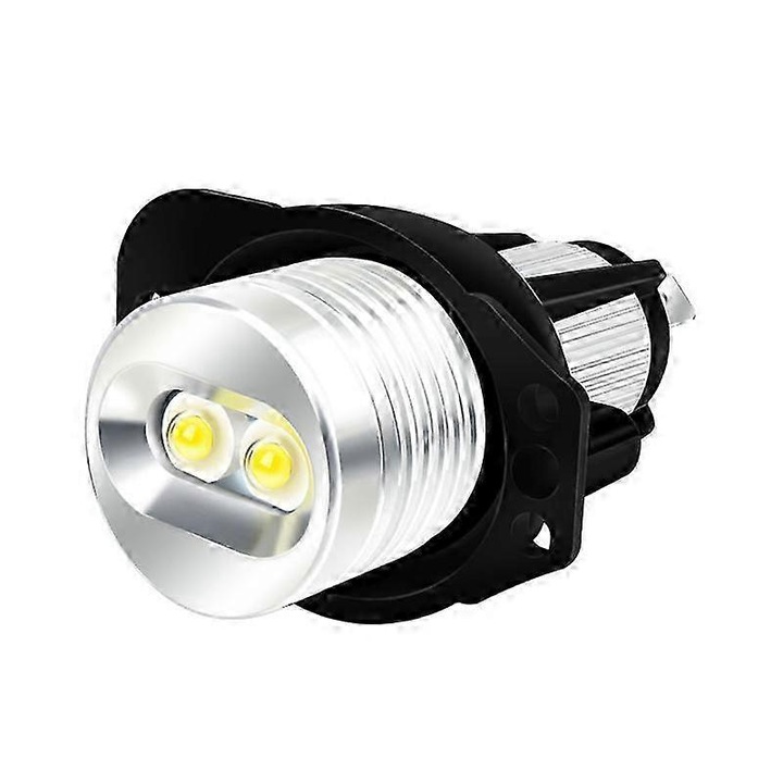 Set 2 becuri LED marker auto 10W, alb/rosu/albastru, 6500K