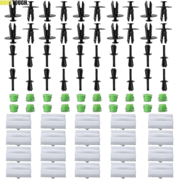 Set 80 clips si gromete pentru panouri laterale BMW E36, plastic