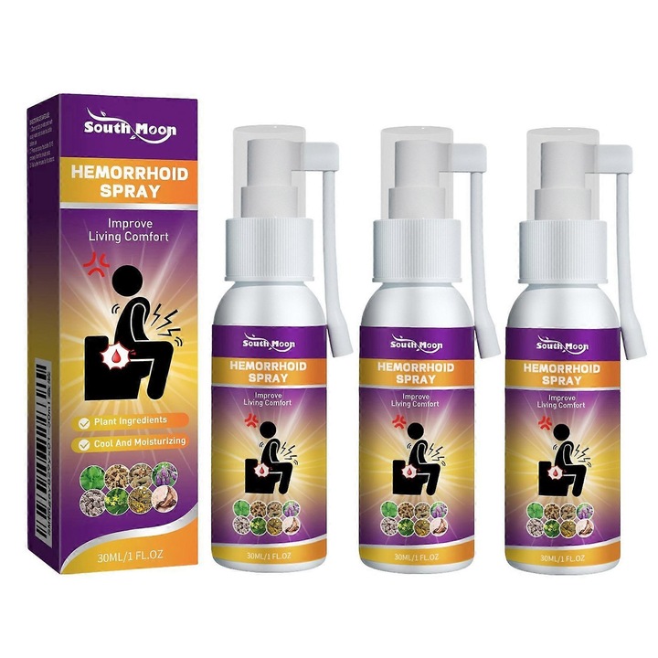 South Moon testápoló spray szett, 3 db, 30 ml