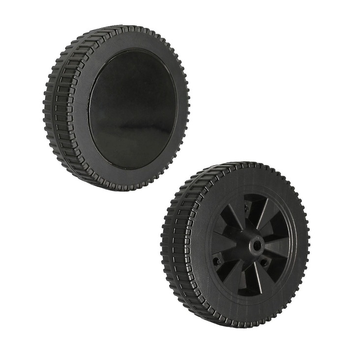 Roti de gratar, 2 bucati, material PP, rezistente la uzura, 17x4cm