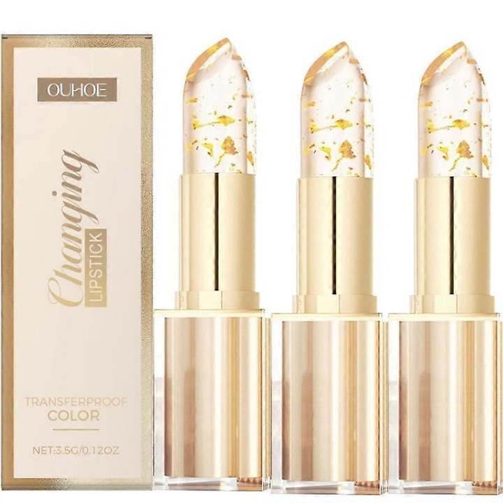 Променящо цвета си преносимо червило, лъскав гланц за жени