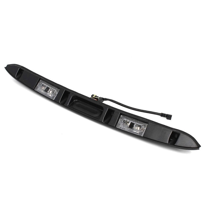 Дръжка за капак на багажник с бутон за ключ за BMW 3 E46, 63 см, черна, комплект 1 бр.