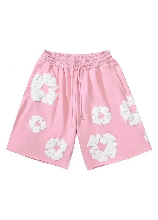 Pantaloni scurti barbati, casual, poliester, tricotat, vara, 5XL INTL