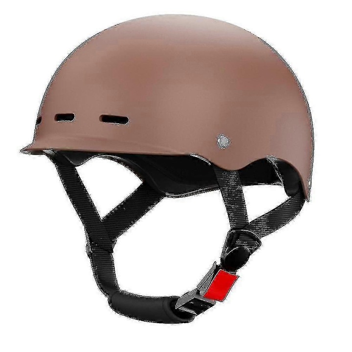 Sport védősisak, állítható, férfiak és nők számára, barna színű, egy méret (54cm-61cm)