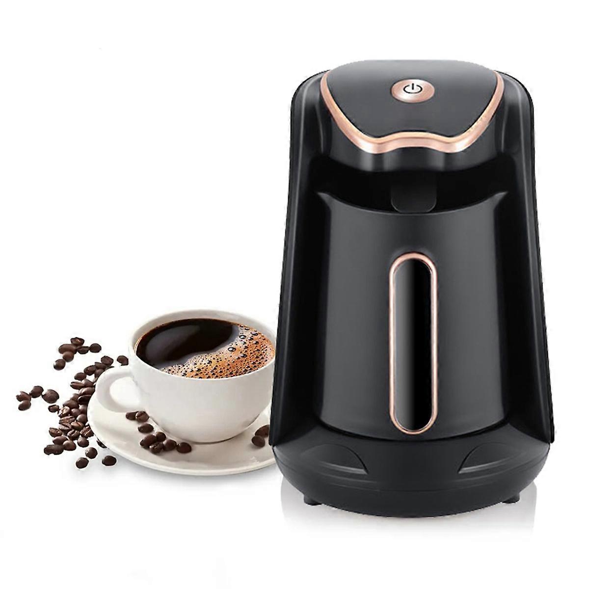 Cafetiera electrica 600W, capacitate ajustabila 1-4 cani, neagra