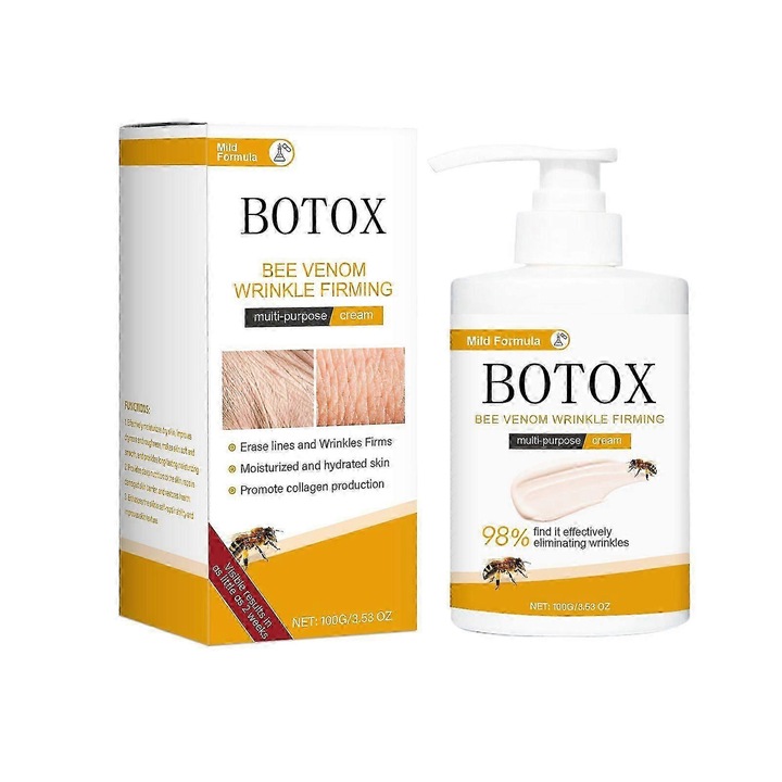 Méhméreg arckrém, ránctalanító, hidratáló, 2 darabos szett