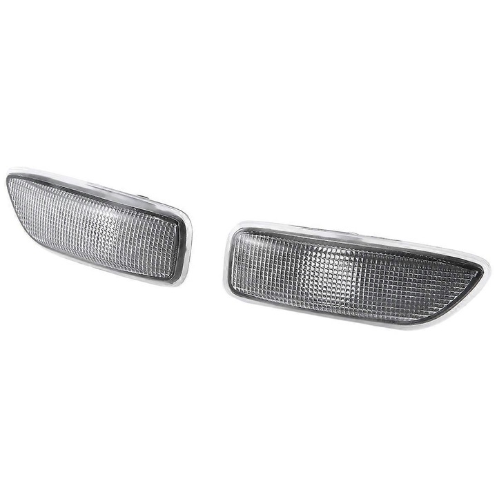 Комплект странични мигачи за Volvo S60, S80, V70, XC70, XC90, 9x3x3.2 см, черни