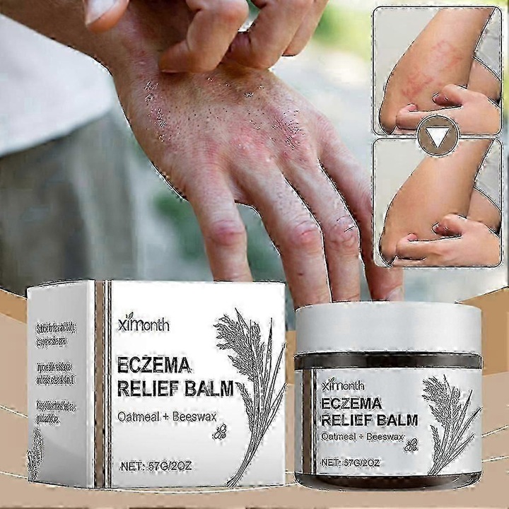 Crema de relief pentru eczeme, 3 bucati, hidratare intensa, usor de transportat, 57g