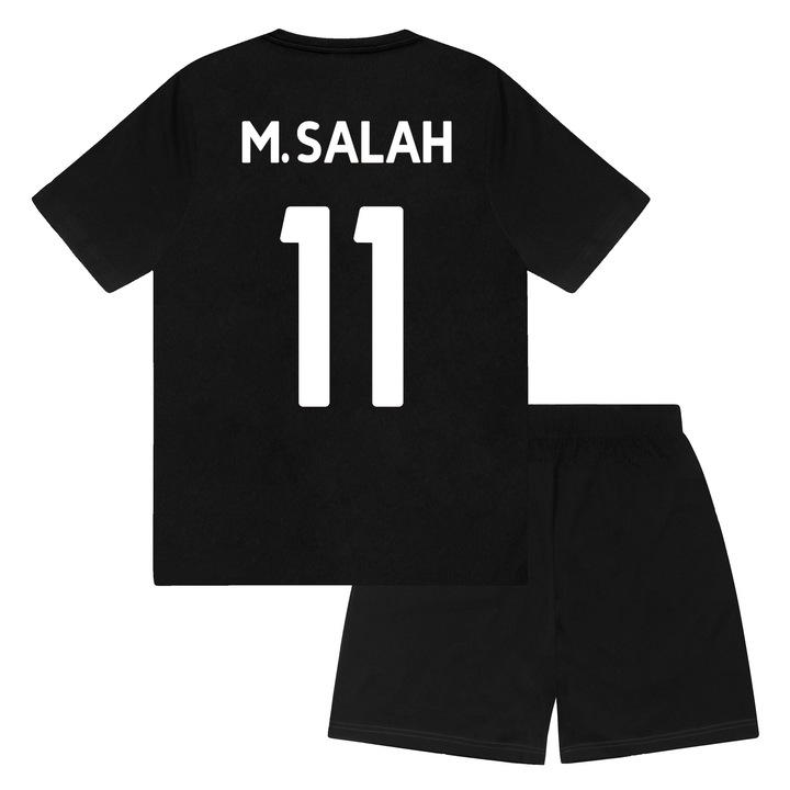 Pijamale copii, fotbal, negru, M.Salah
