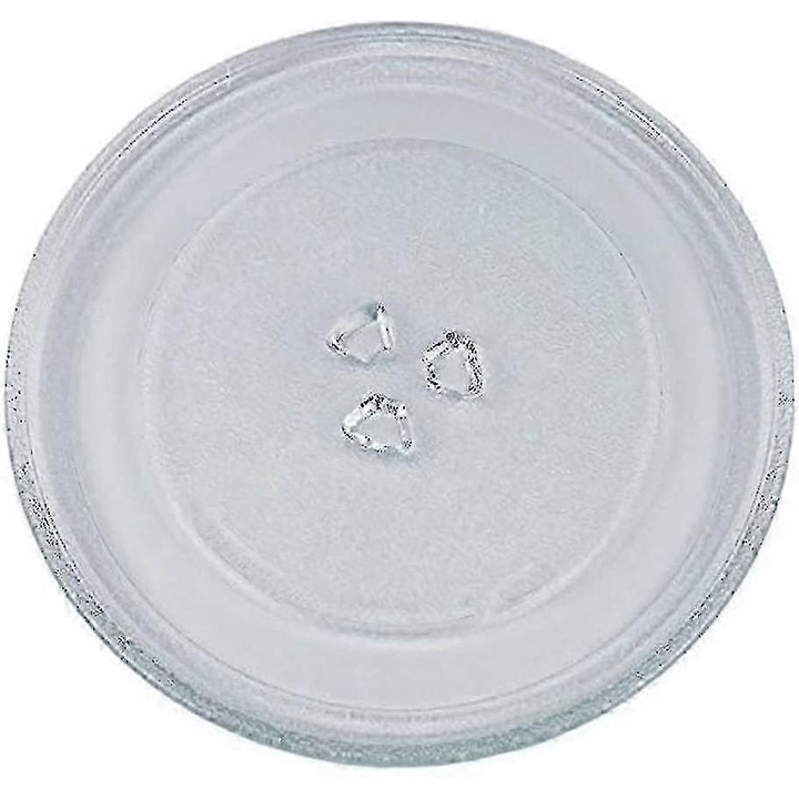 Placa de sticla pentru cuptor cu microunde, 245mm, cu 3 fixari, set