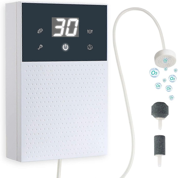 Generator de ozon portabil 600mg/h, alb, 17.6x11.2x4cm
