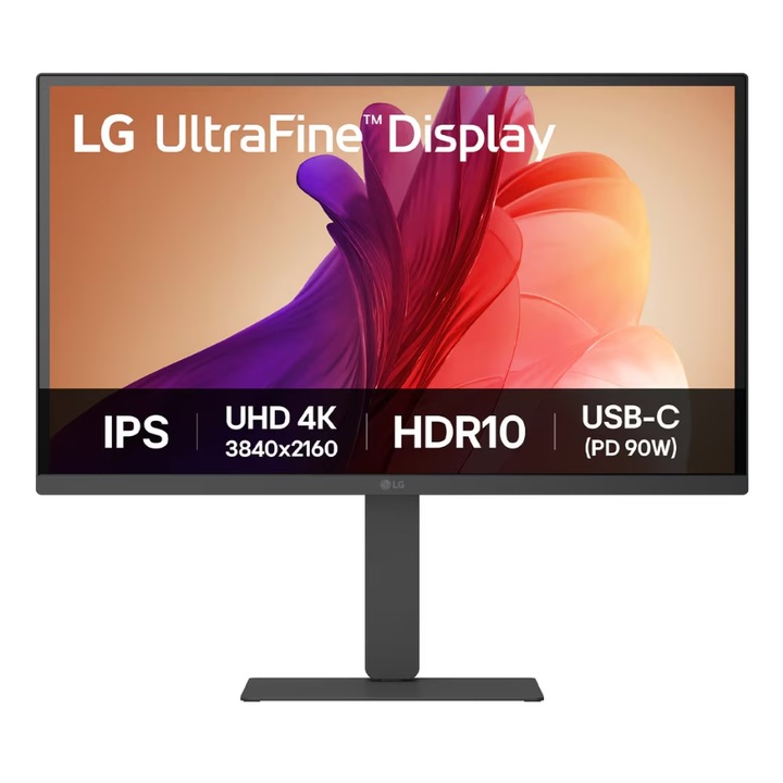 LG 27" 27U730A-B IPS LED monitor, HD 3840 x 2160, HDMI, DisplayPort, hangszórók, Pivot fekete