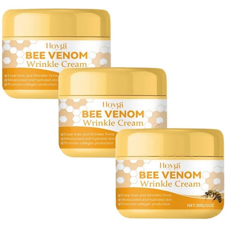 Arckrém méhméreggel, ránctalanító, feszesítő hatású, mélyhidratáló