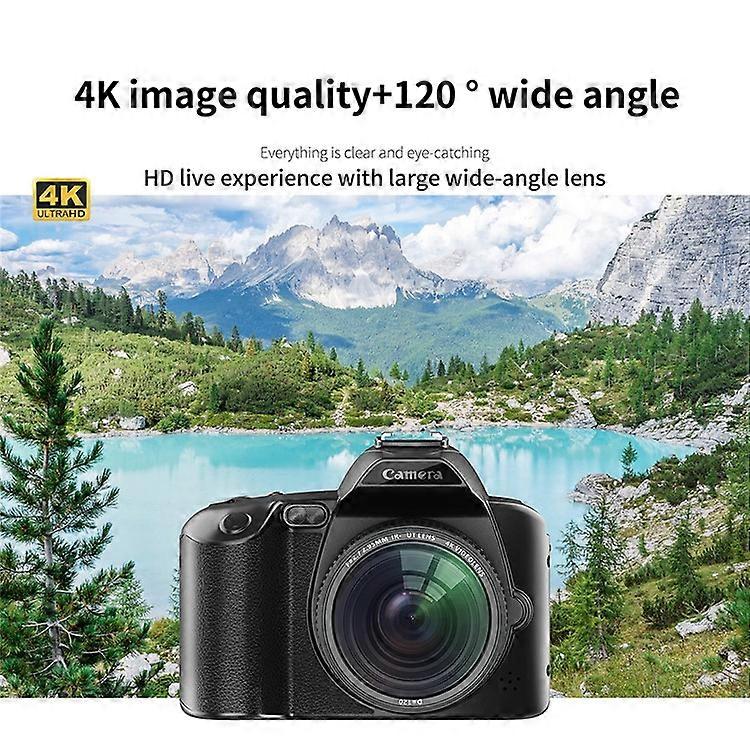 Camera video D5, 64MP, 4K, Wi-Fi, 13x12.5x9.5cm - eMAG.ro