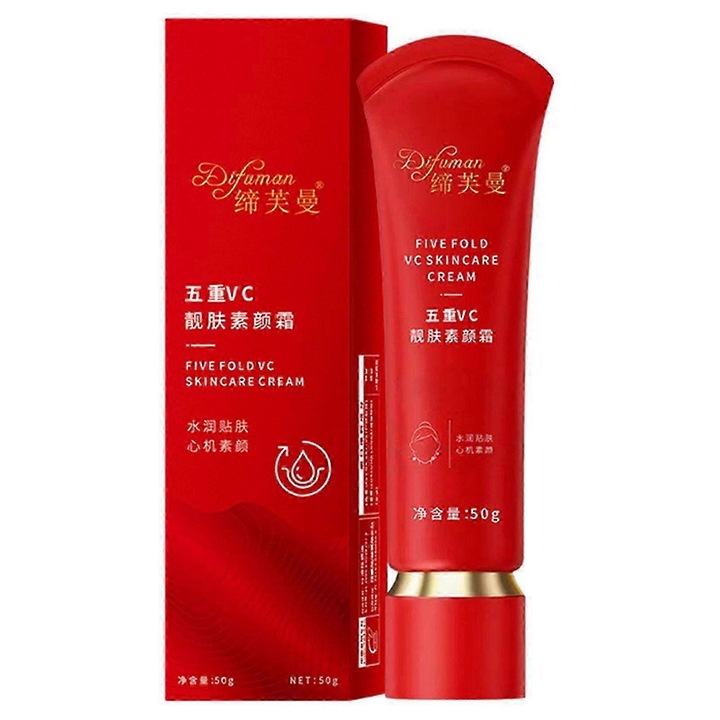 C-vitaminos arckrém, mélyhidratáló, kiegyenlíti a bőrtónust, 50g