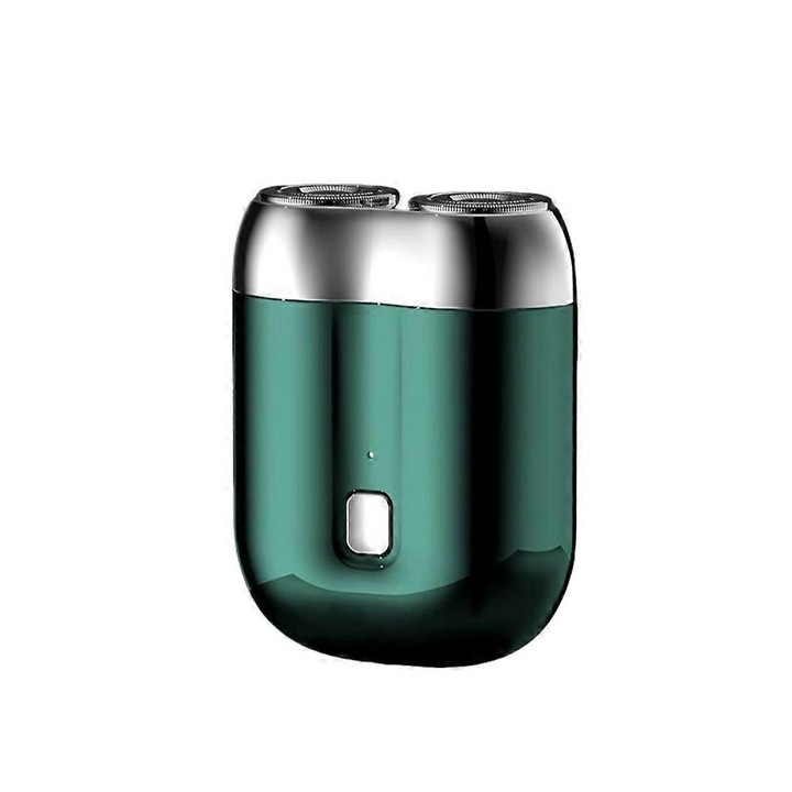 Aparat de ras electric, mini, dual, gri, albastru, argintiu, verde, 7x5.4cm, set 1 buc