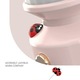 Veioza LED tripolara, roz, 74x78x220mm, cu curea din silicon, utilizare 3-8 ore