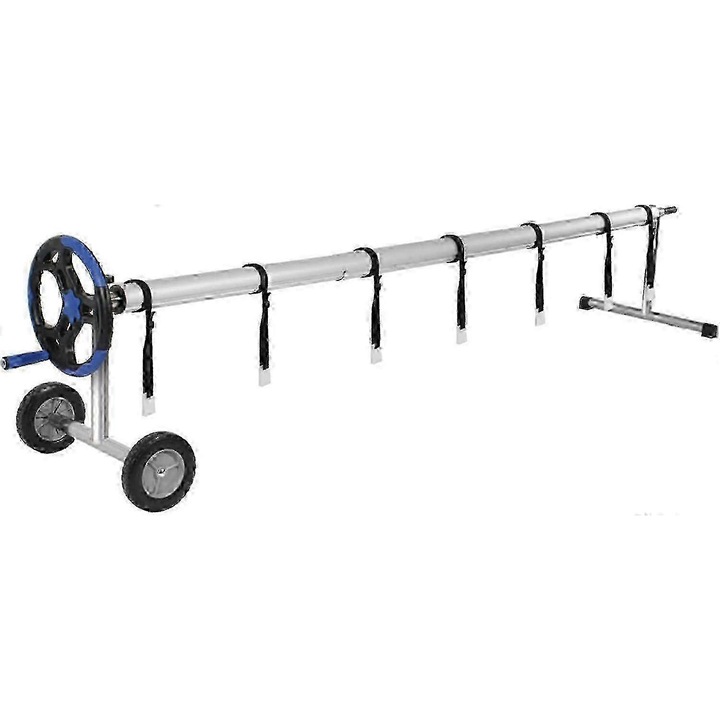 Medencehenger 300-570 cm, medencetakarókhoz, medencekiegészítőkhöz, tartós konstrukció, könnyen használható