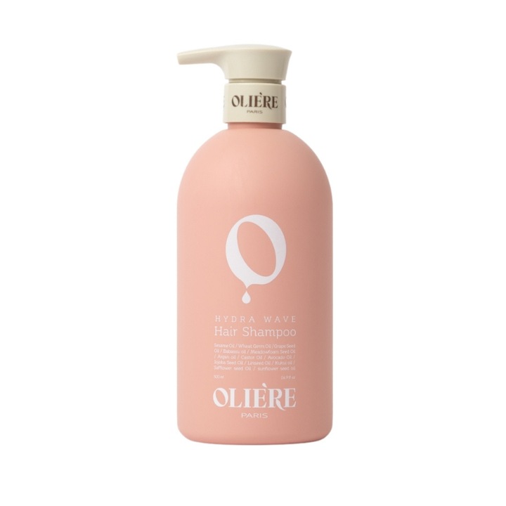 Sampon pentru par cret si ondulat Oliere Paris Hydra, 500 ml