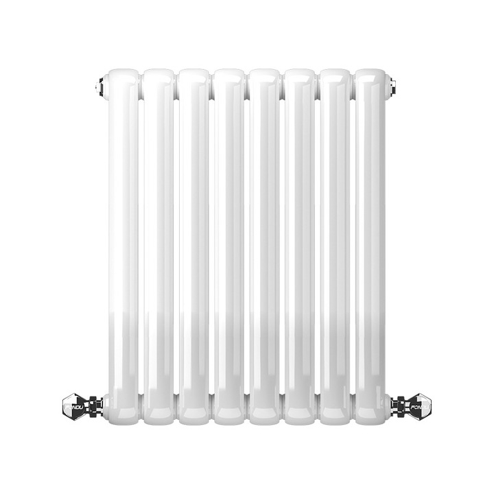 Radiator, incalzire apa, 60 cm, otel moale, alb