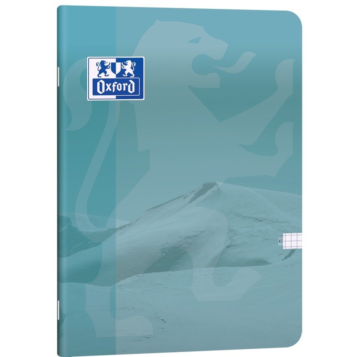 Caiet A4 Oxford, 80 file, 80g/mp, matematica, Motiv teenager, Culori asortate
