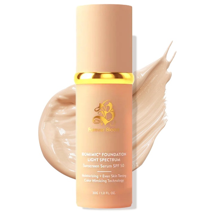 Фон дьо тен 4 в 1 - 32H, Устойчив на трансфер, Среден спектър със слънцезащита SPF 50 хидратиращ фон дьо тен коректор, който променя цвета си 30 мл