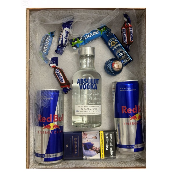 Set Cadou pentru Barbati, bauturi spirtoase