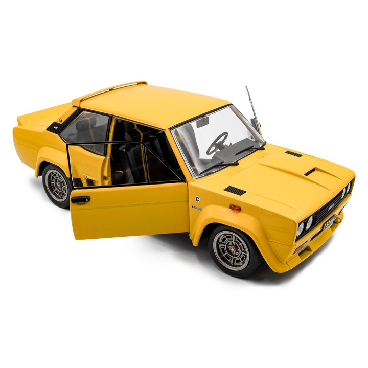 Fiat 131 Abarth 1/18 autómodell, 1980, Solido, Sárga