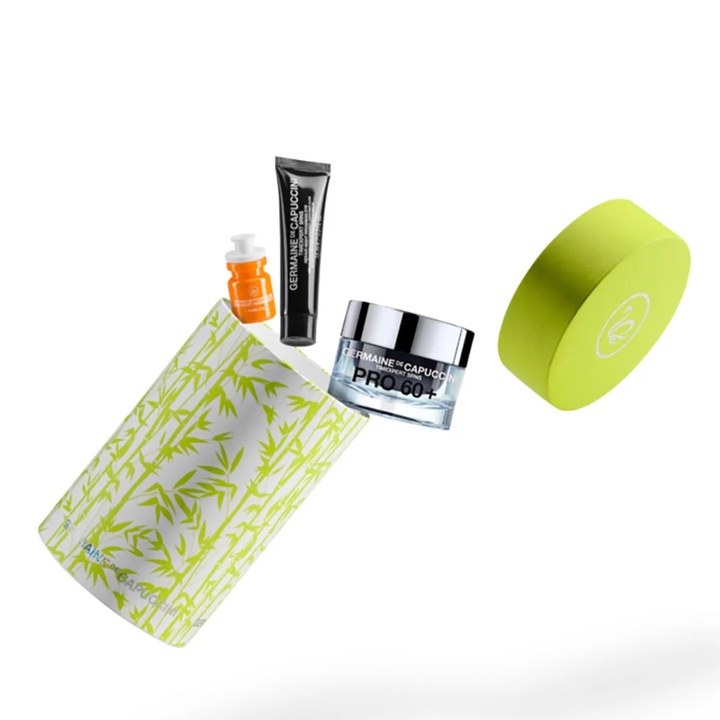 Set Facial Anti-Imbatranire 60+ Primavara 2022 - Timexpert SRNS Repair Night Progress Eye Serum 15ml + Extra Nourishing Highly Demanding Cream 50ml + Timexpert Radiance C Pure C10 Concentrat Kit - PP Germaine de Capuccini