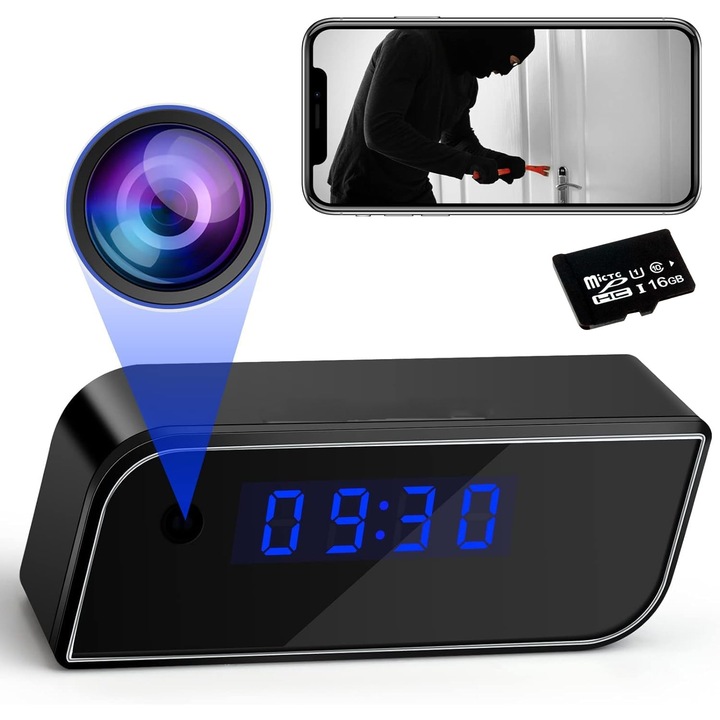 Mini camera spion 1080P infrarosu microfon 16GB