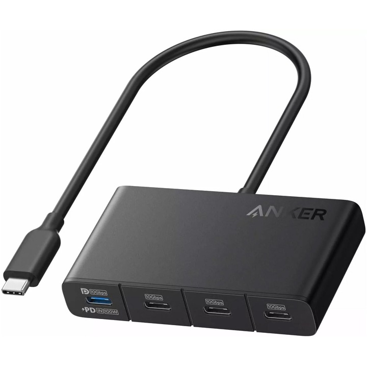 USB хъб Anker USB-C Display 4-в-1, 10Gbps