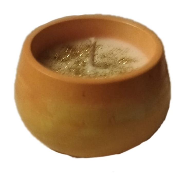 Lumanare din ceara de albine, parfum floral, 227 g