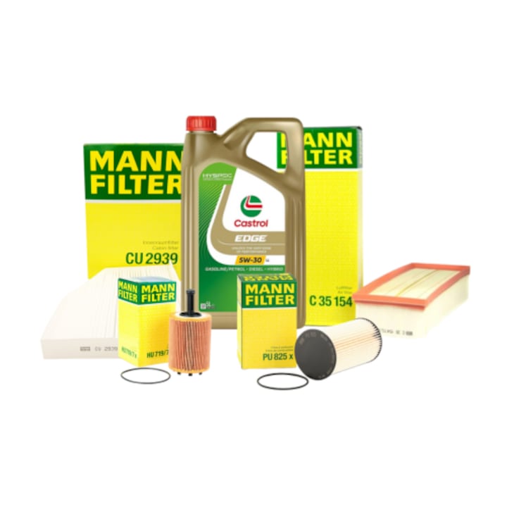 Pachet schimb ulei 5L+ filtre Vw, Audi, Seat, Skoda