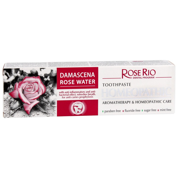 ART.ROZNE MK fogkrém damaszkuszi rózsavízzel, 65ml, fluoridmentes, cukormentes