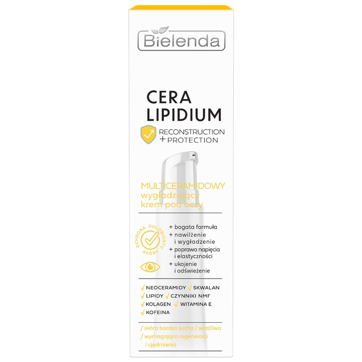 Bielenda Cera Lipidium arckrém multiceramiddal, regeneráló és védő hatású, 15 ml
