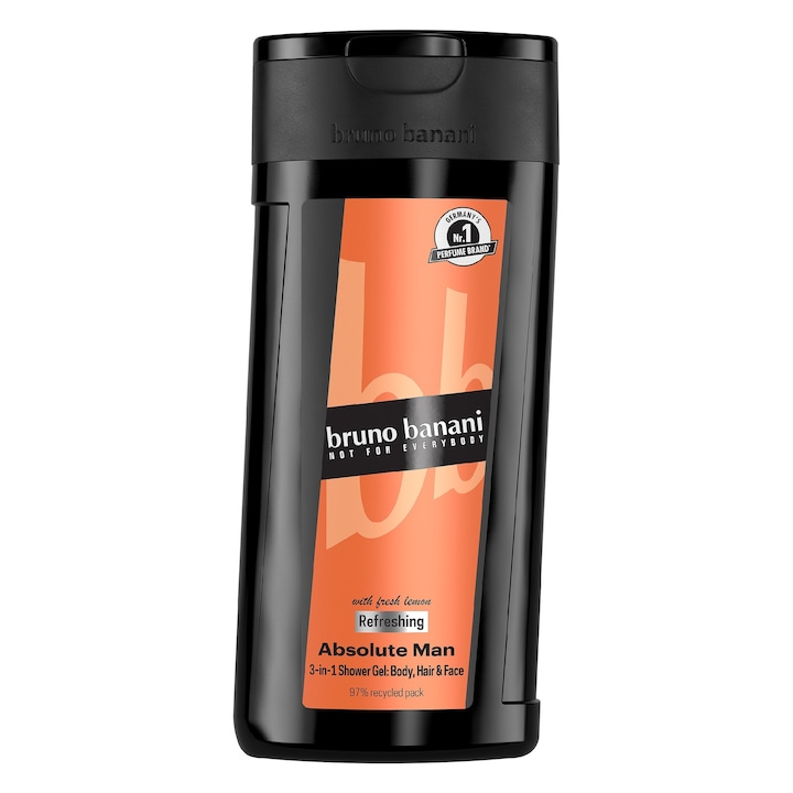 Bruno Banani Absolute Man 3 az 1-ben tusfürdő, 250 ml
