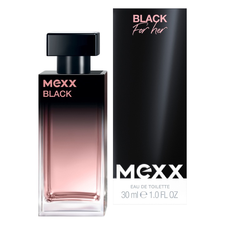 Női parfüm, Mexx Black, 15 ml, virágos, orientális
