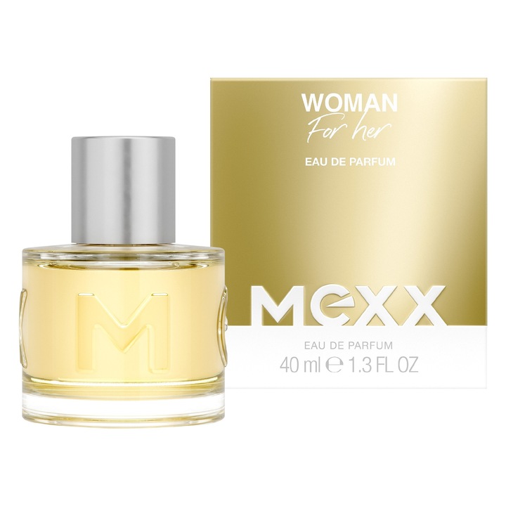 Parfum pentru femei Mexx Woman, 40 ml, compozitie citrica, note florale