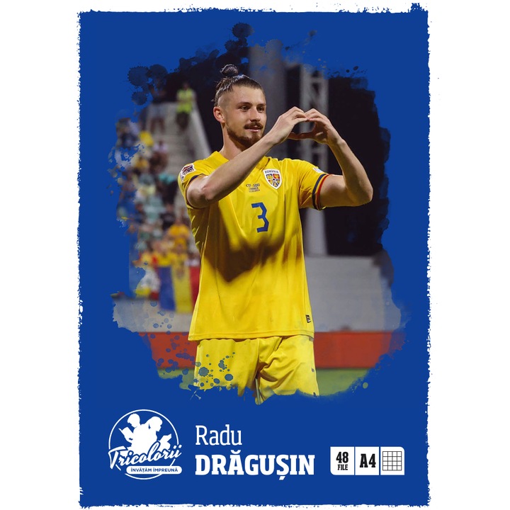 Caiet matematica A4 (48 file) - Radu Dragusin, Albastru