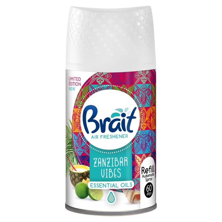 BRAIT szobai légfrissítő utántöltő, Zanzibar Vibes, 250 ml