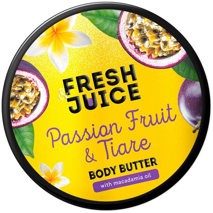 Unt de corp FRESH JUICE cu fructul pasiunii si tiare 200 ml