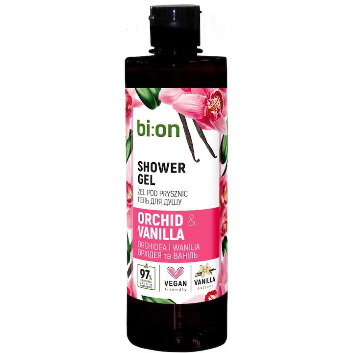 Elfa Pharm Orchidea és Vanília Krémtusfürdő, 473 ml, bőrbarát formula, nem szárít, pH-kiegyensúlyozott